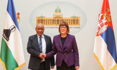 23. oktobar 2019. Predsednica Narodne skupštine i predsednik Vlade Kraljevine Lesoto 